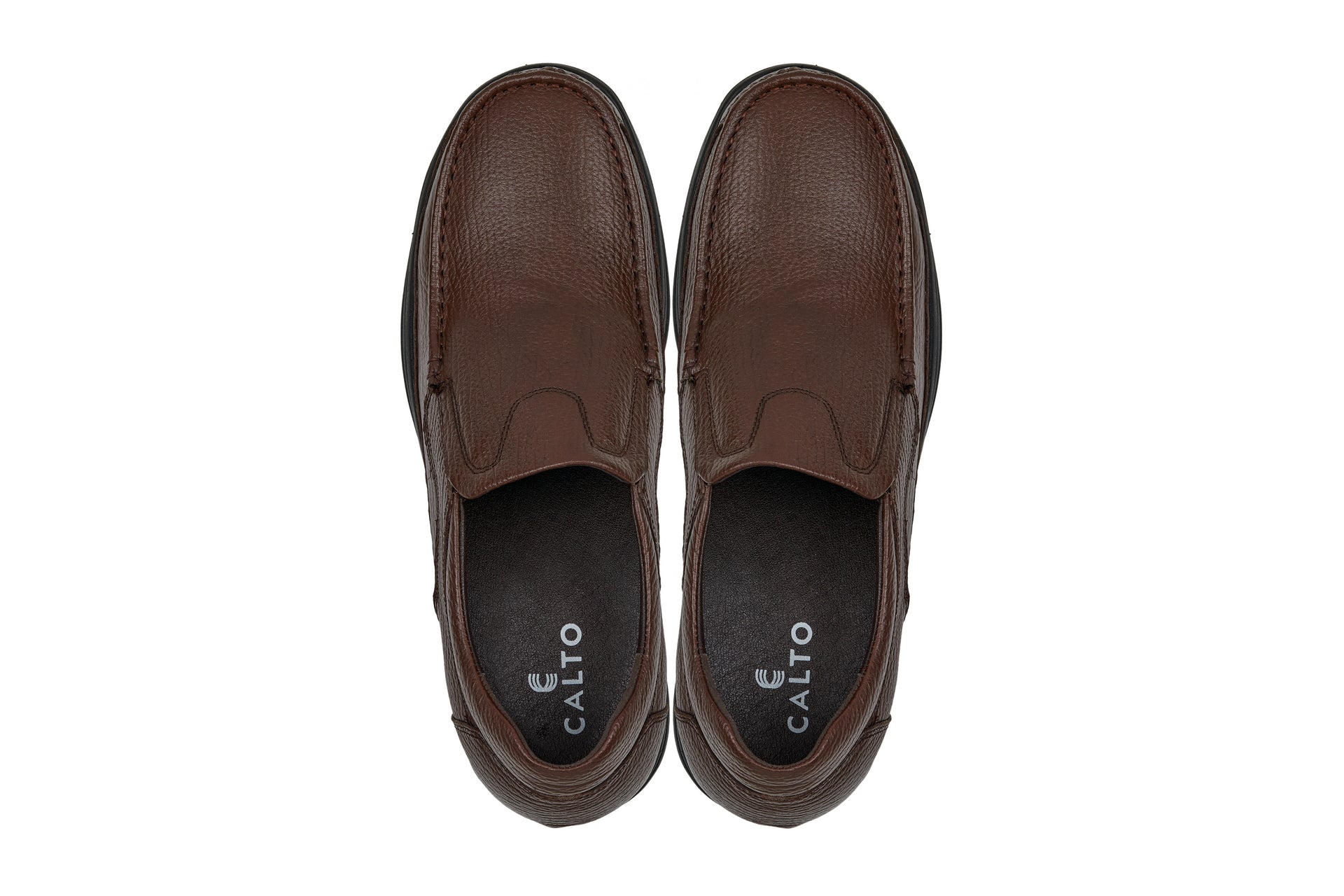 CALTO - G1827 - 3 Inches Taller (Brown) - Lightweight - WonderingCloth