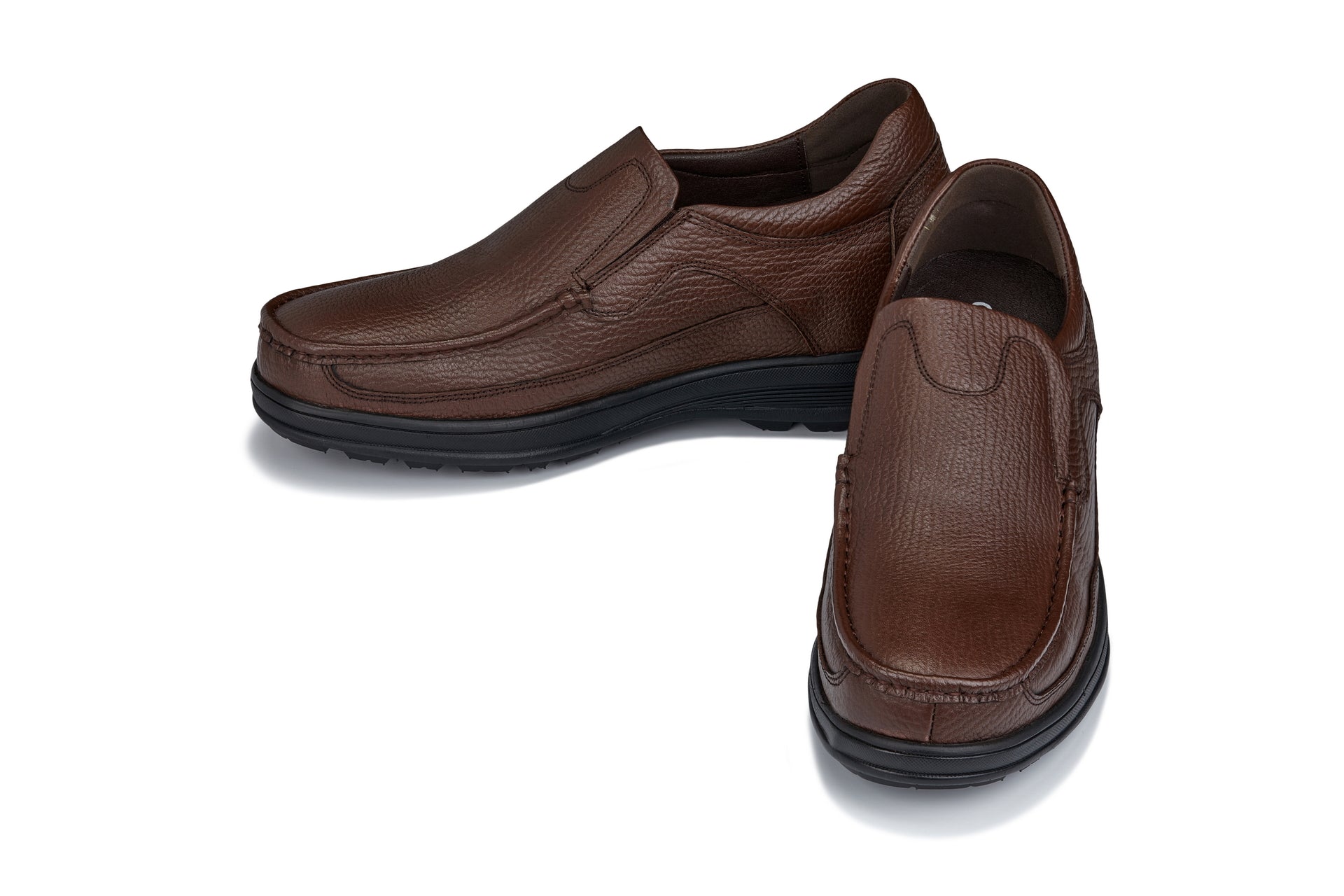 CALTO - G1827 - 3 Inches Taller (Brown) - Lightweight - WonderingCloth