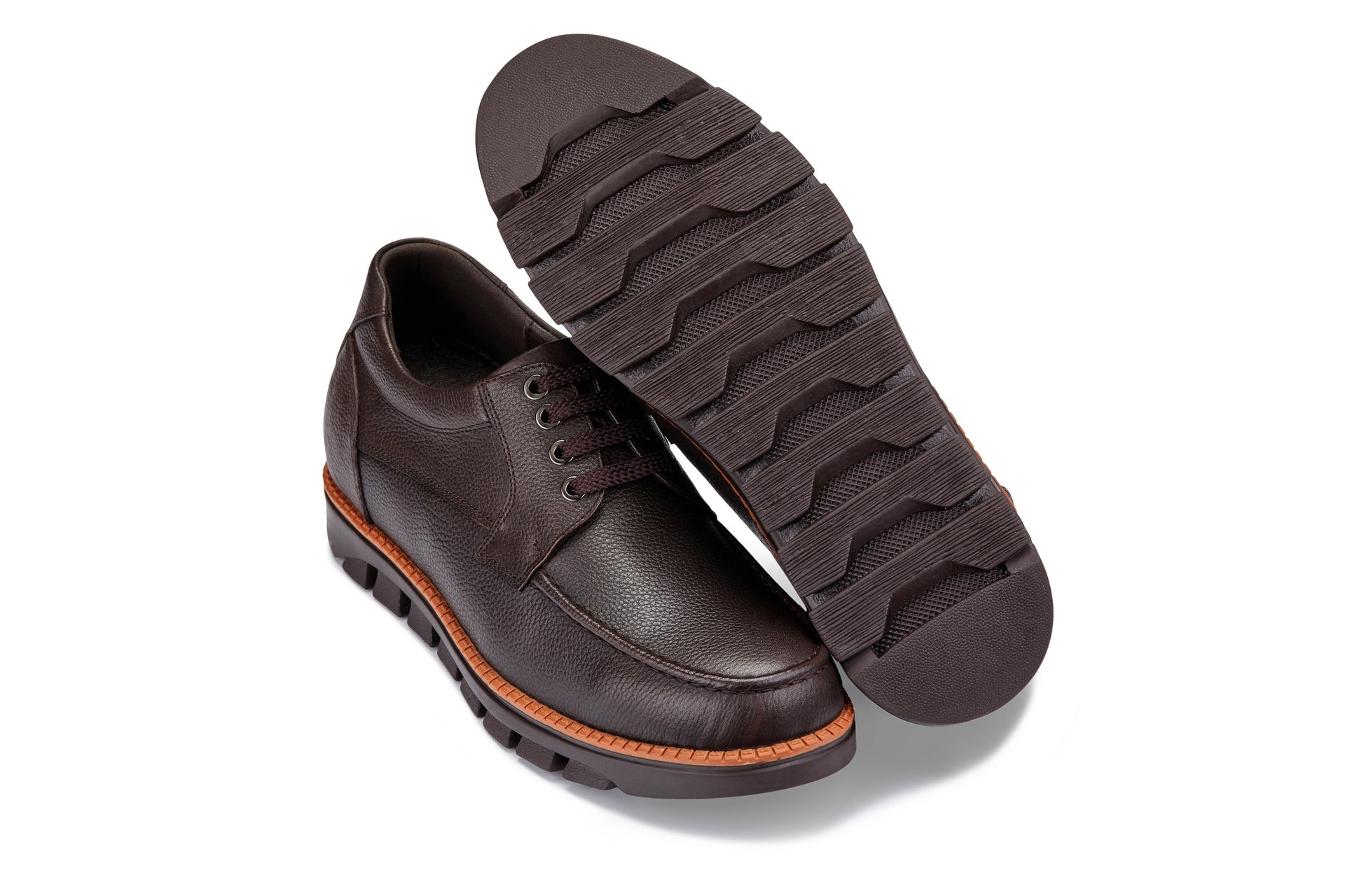 CALTO - G63811 - 3 Inches Taller (Dark Brown) - WonderingCloth