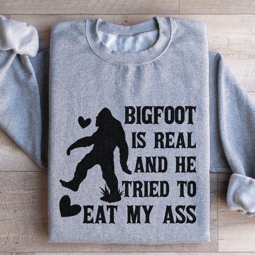 Bigfoot Is Real Sweatshirt - WonderingCloth