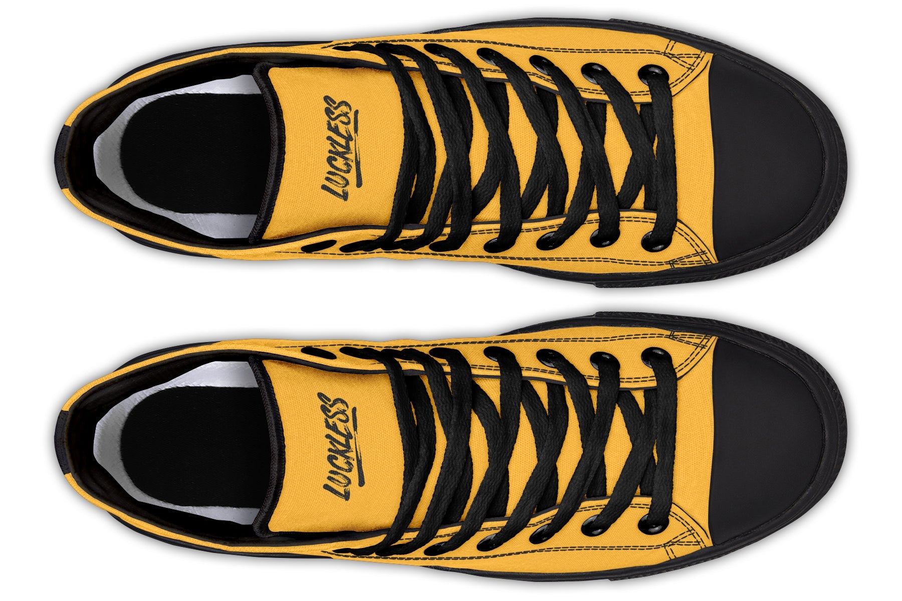 Sunflower And Skulls Yellow High Tops