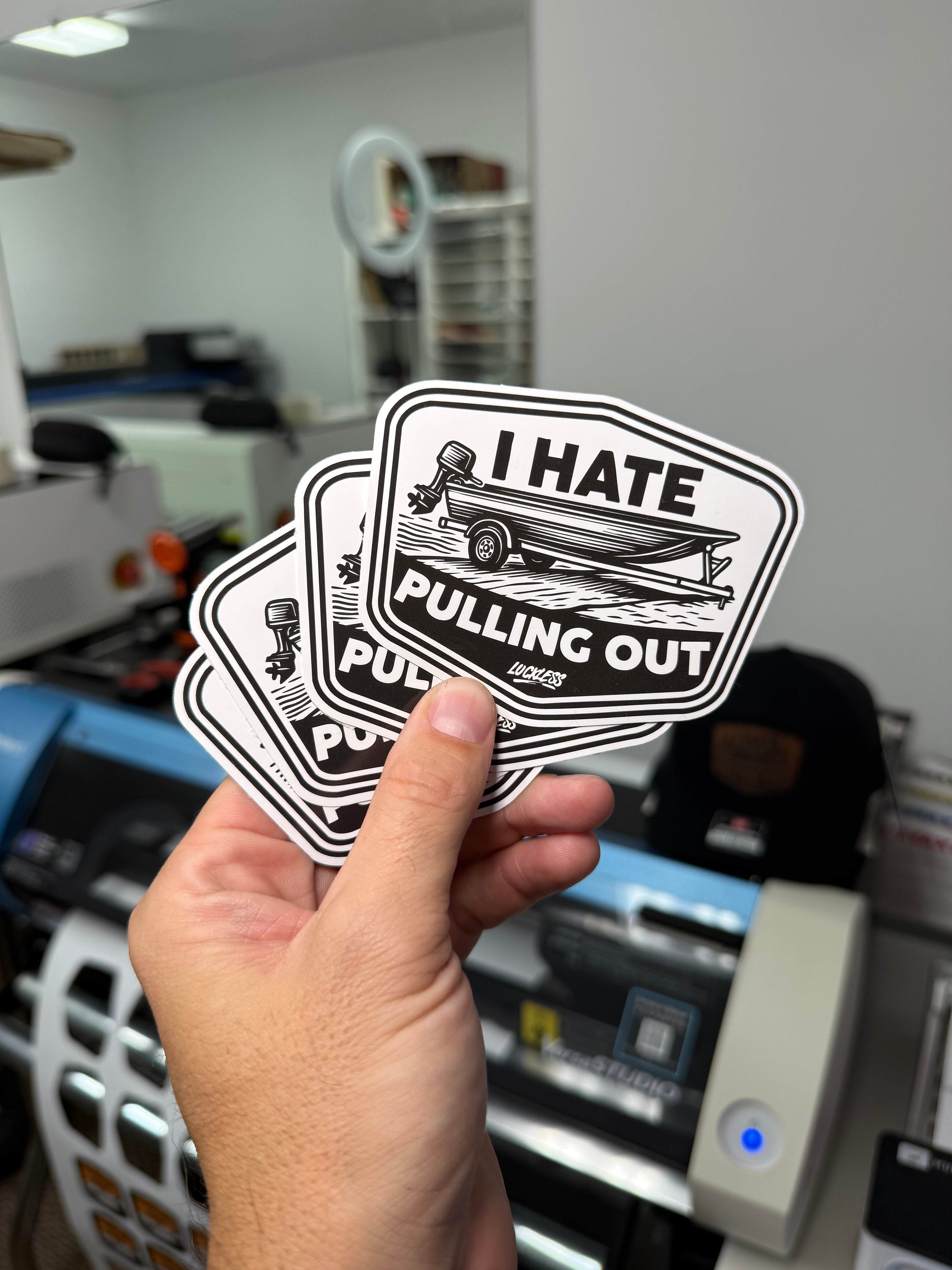 Hate Pulling Out Sticker