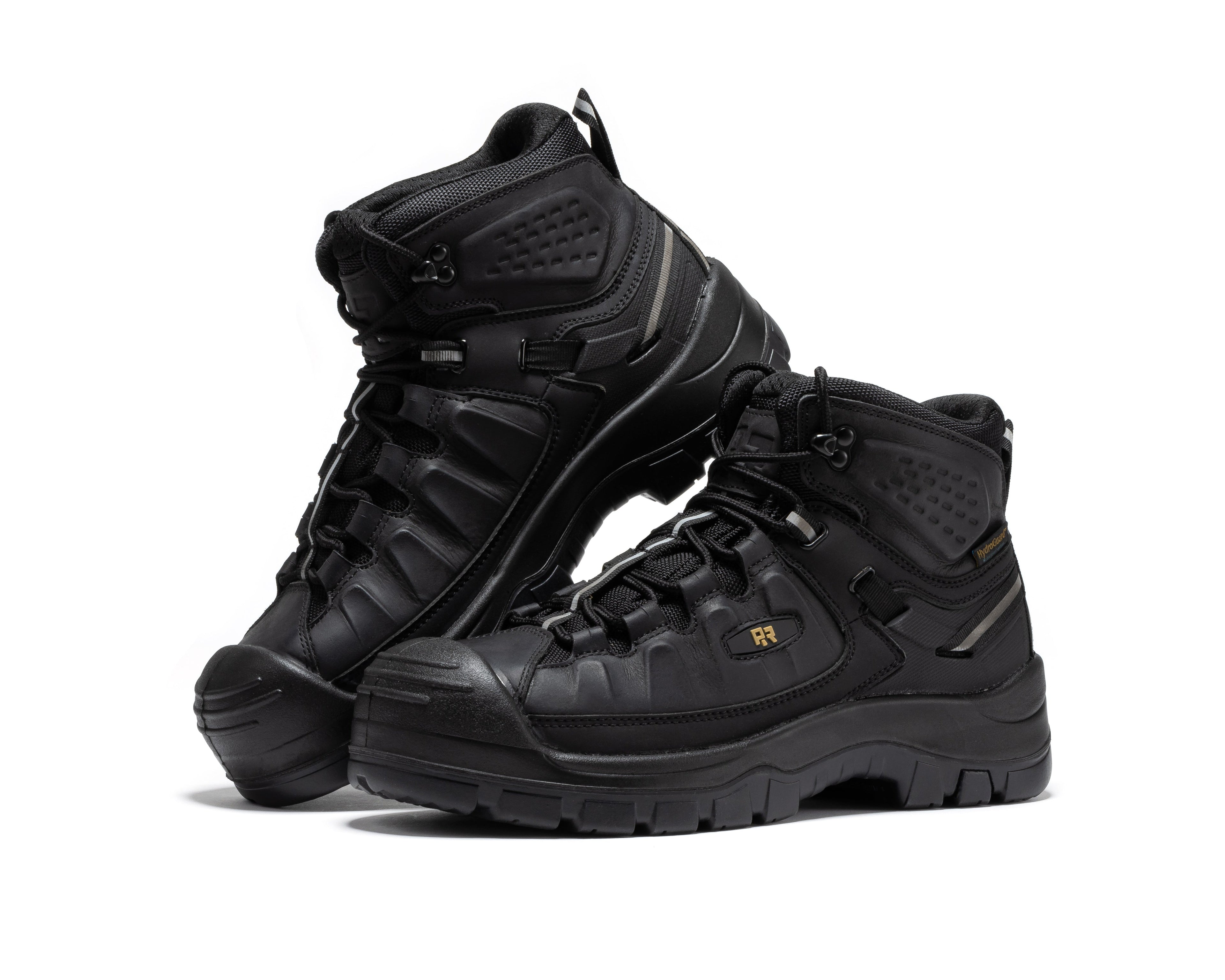ROCKROOSTER Woodland Brown 6 inch Composite Toe Waterproof Leather Work Boots AK661 - WonderingCloth