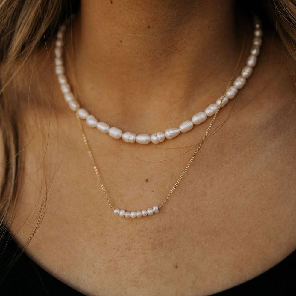 Oceanside Pearl Necklace - WonderingCloth