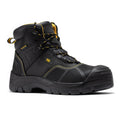 ROCKROOSTER Woodland Black 6 inch Waterproof Composite Toe Leather Work Boots AK663 - WonderingCloth