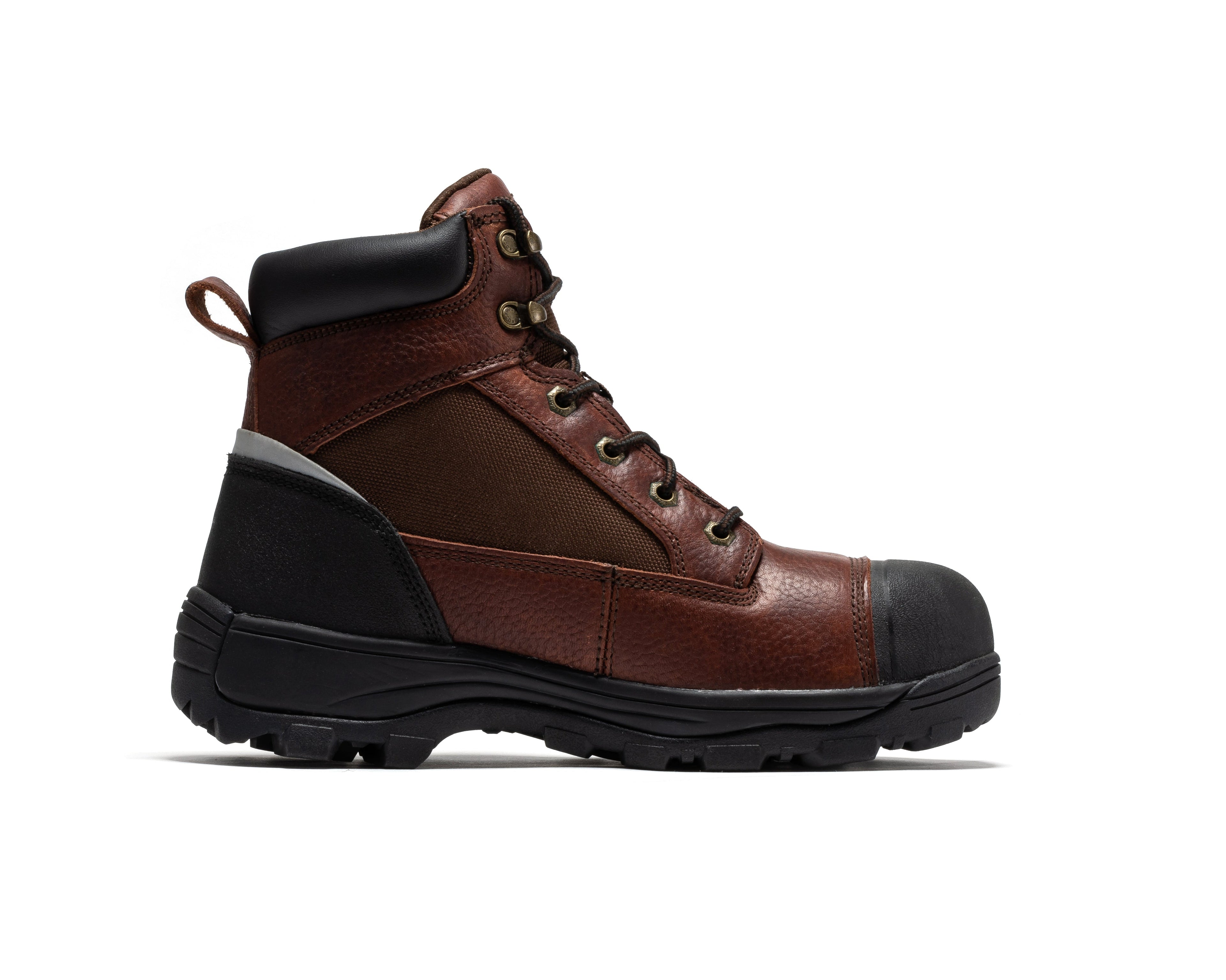 ROCKROOSTER Daviston 6 inch Brown Composite Toe Waterproof Work Boots AT872 - WonderingCloth