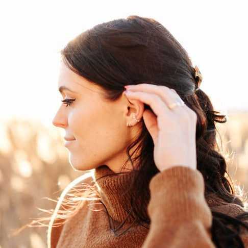 Princess Gold Filled Pearl Ear Cuff - WonderingCloth