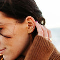 Princess Gold Filled Pearl Ear Cuff - WonderingCloth