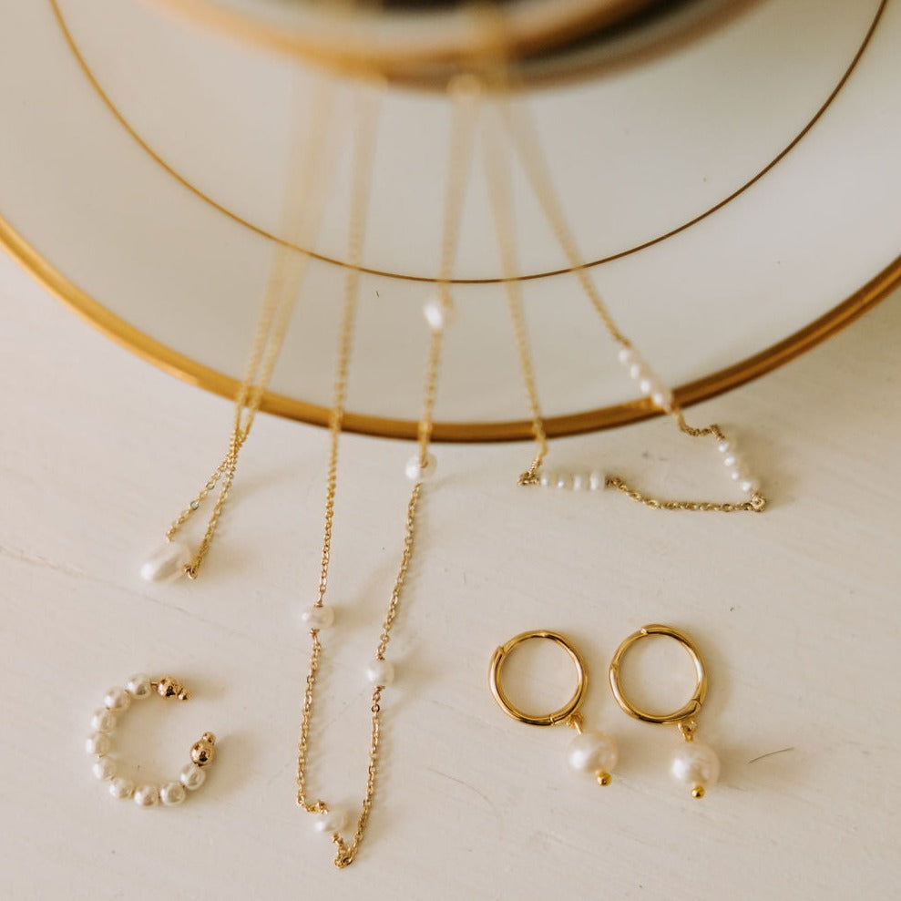 Laguna Pearl Necklace - WonderingCloth