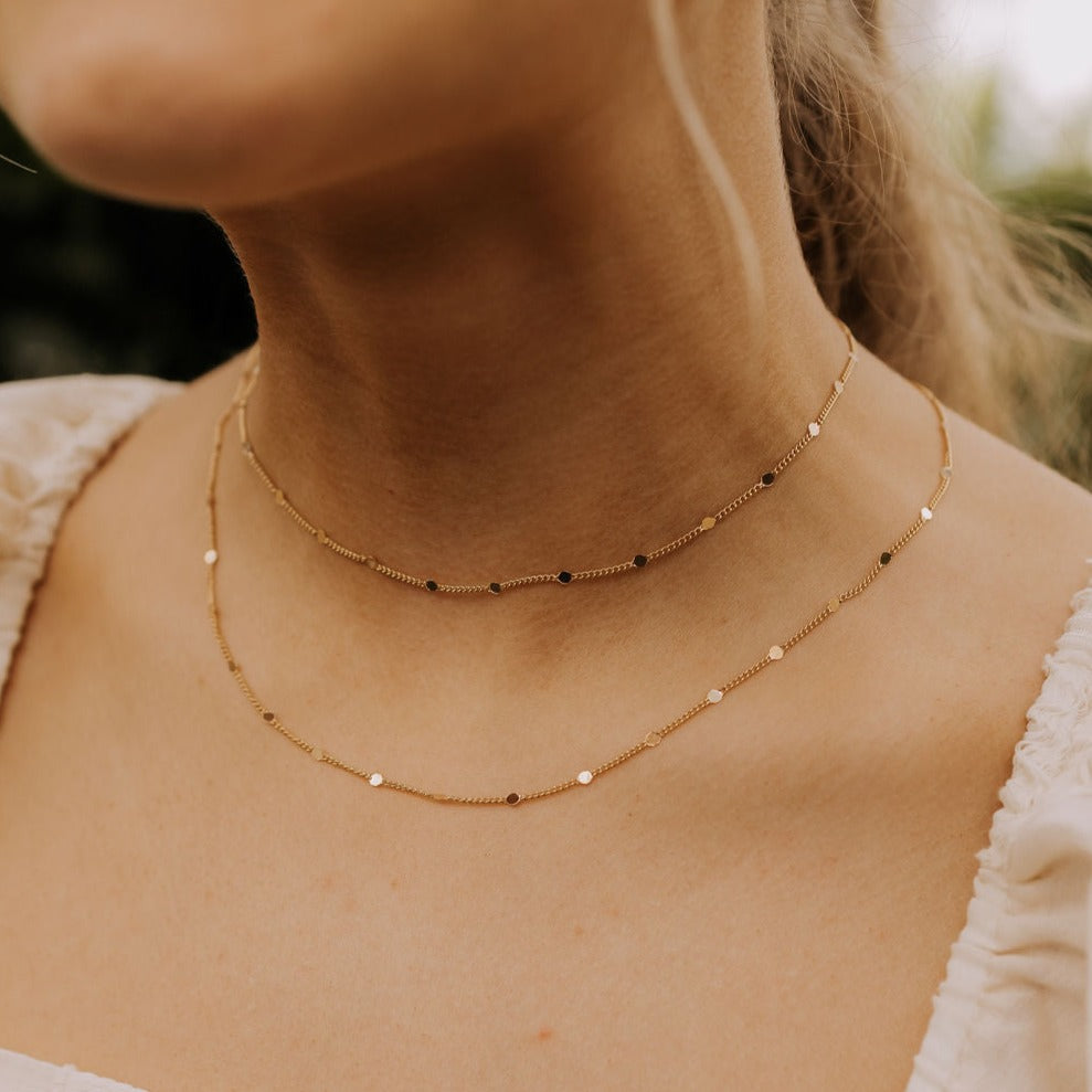 Nora Gold Filled Necklace - WonderingCloth