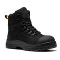 ROCKROOSTER Stowe Black 7 inch Composite Toe Leather Work Boots CP212BK - WonderingCloth