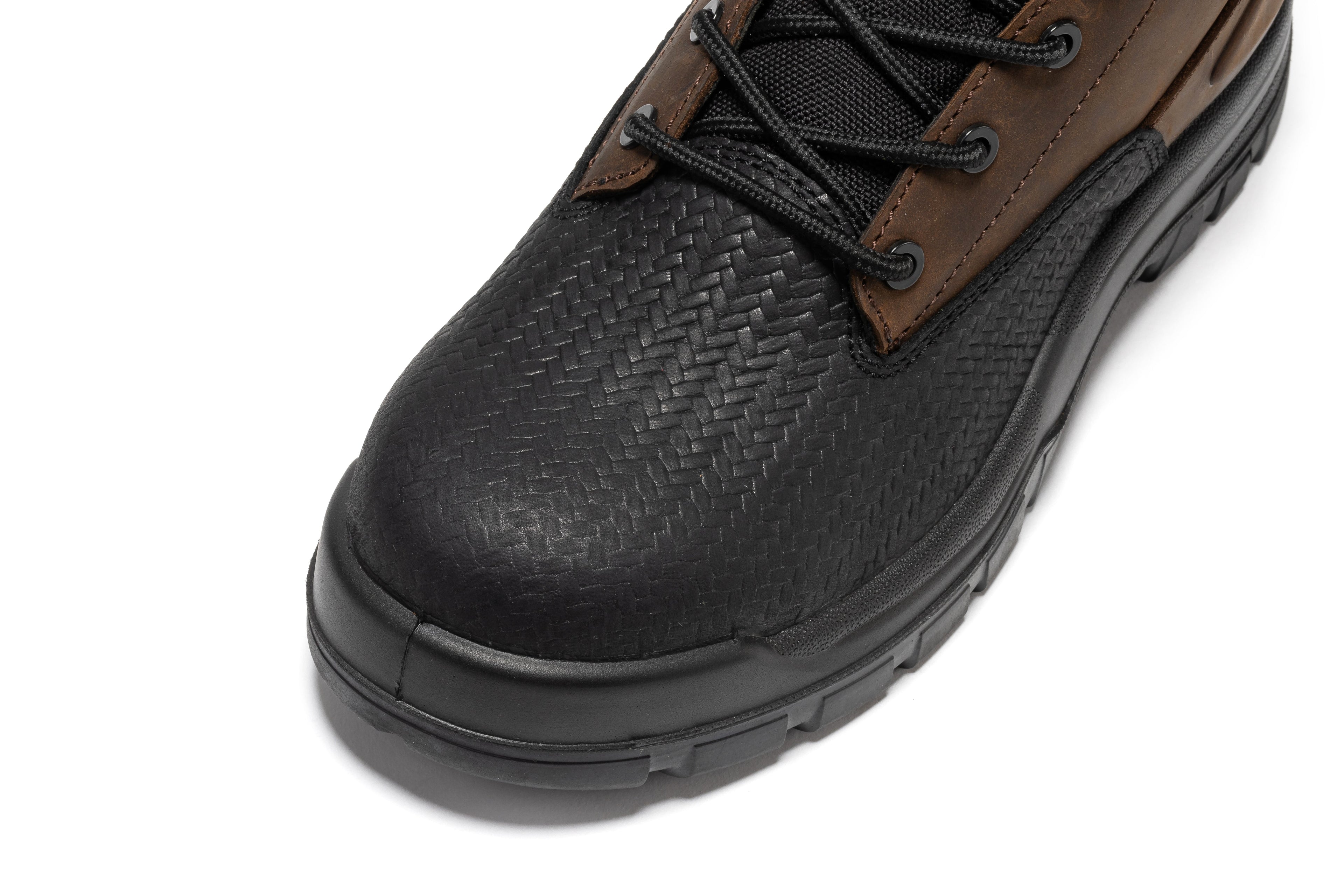 ROCKROOSTER Marfa Brown 6 Inch Waterproof Composite Toe Leather Work Boots CP210 - WonderingCloth