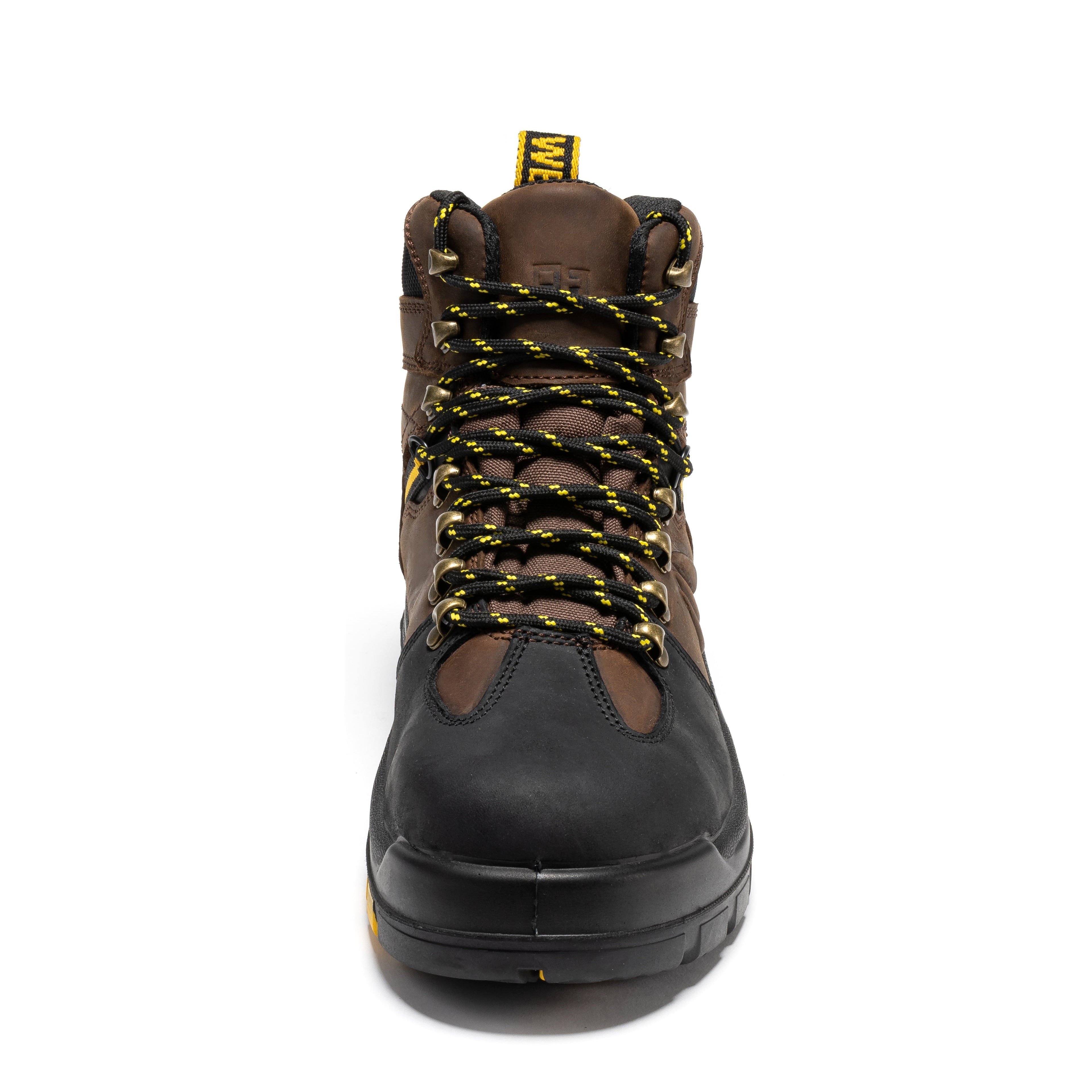 ROCKROOSTER Marfa Brown 6 inch Waterproof Composite Toe Leather Work Boots CP211 - WonderingCloth