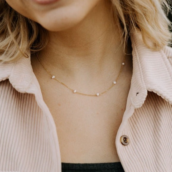 Malibu Pearl Necklace - WonderingCloth