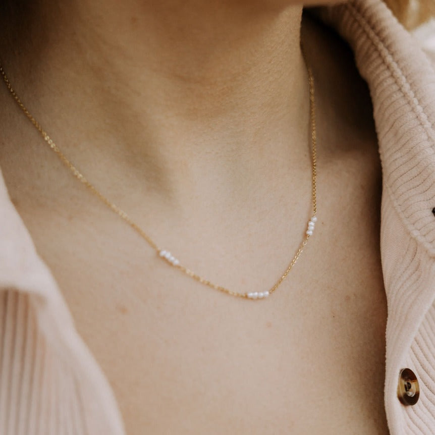Laguna Pearl Necklace - WonderingCloth