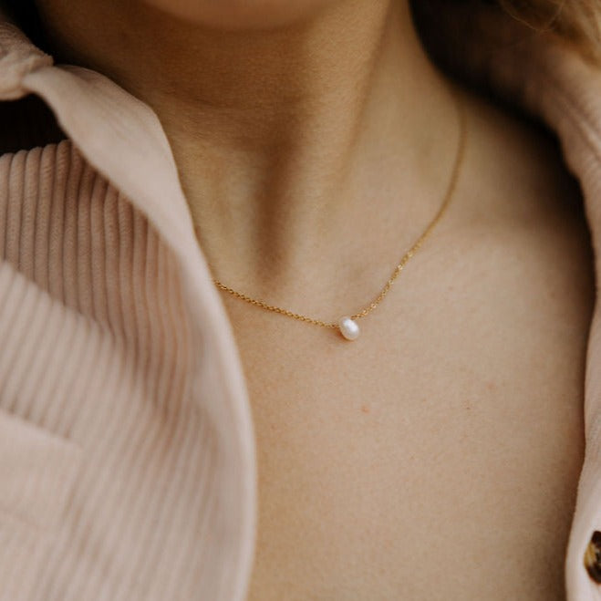 Melbourne Pearl Necklace - WonderingCloth