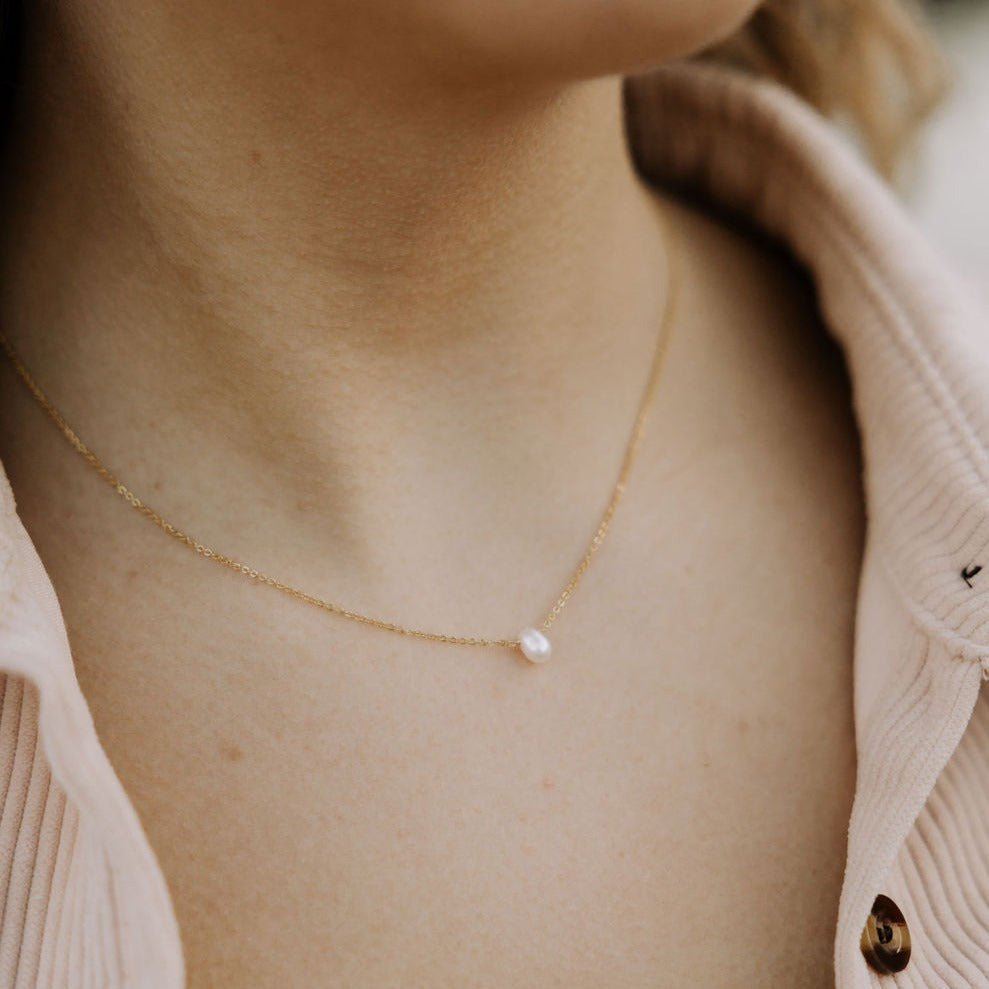 Melbourne Pearl Necklace - WonderingCloth