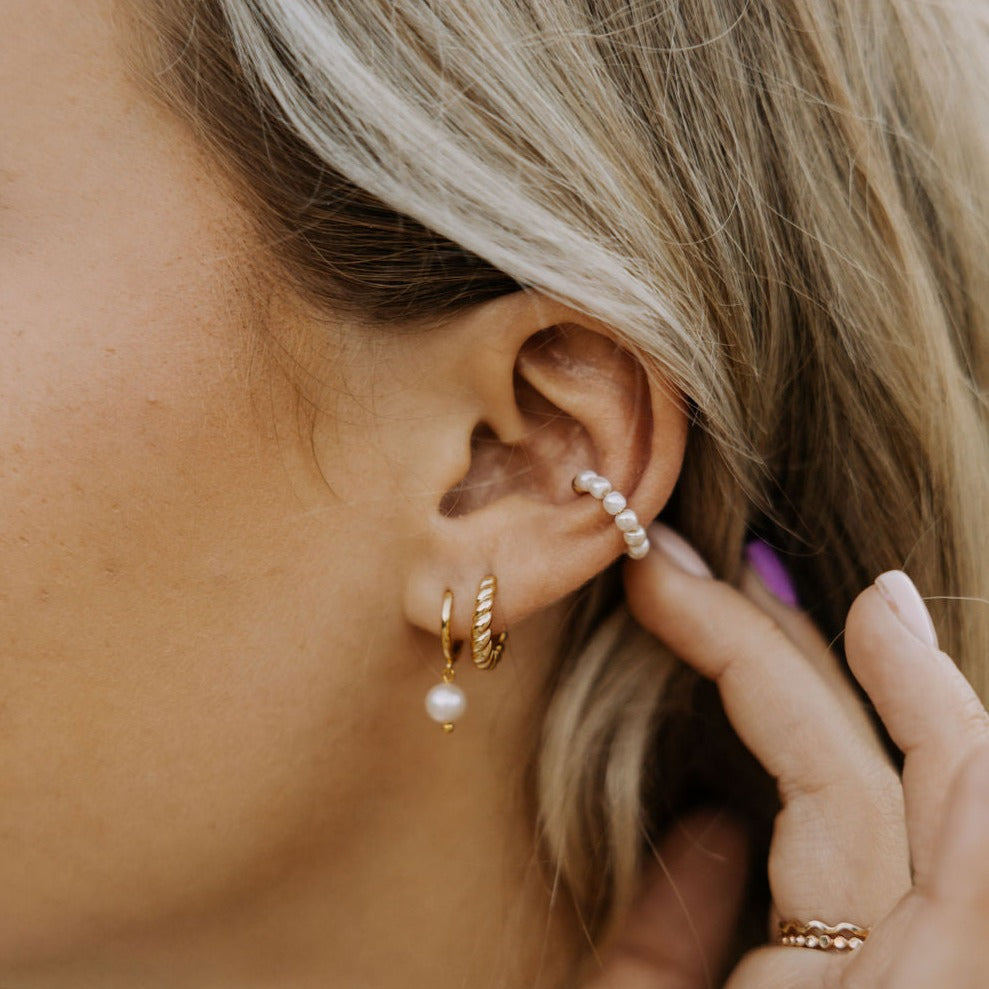 Brooklyn Twist Hoops - WonderingCloth