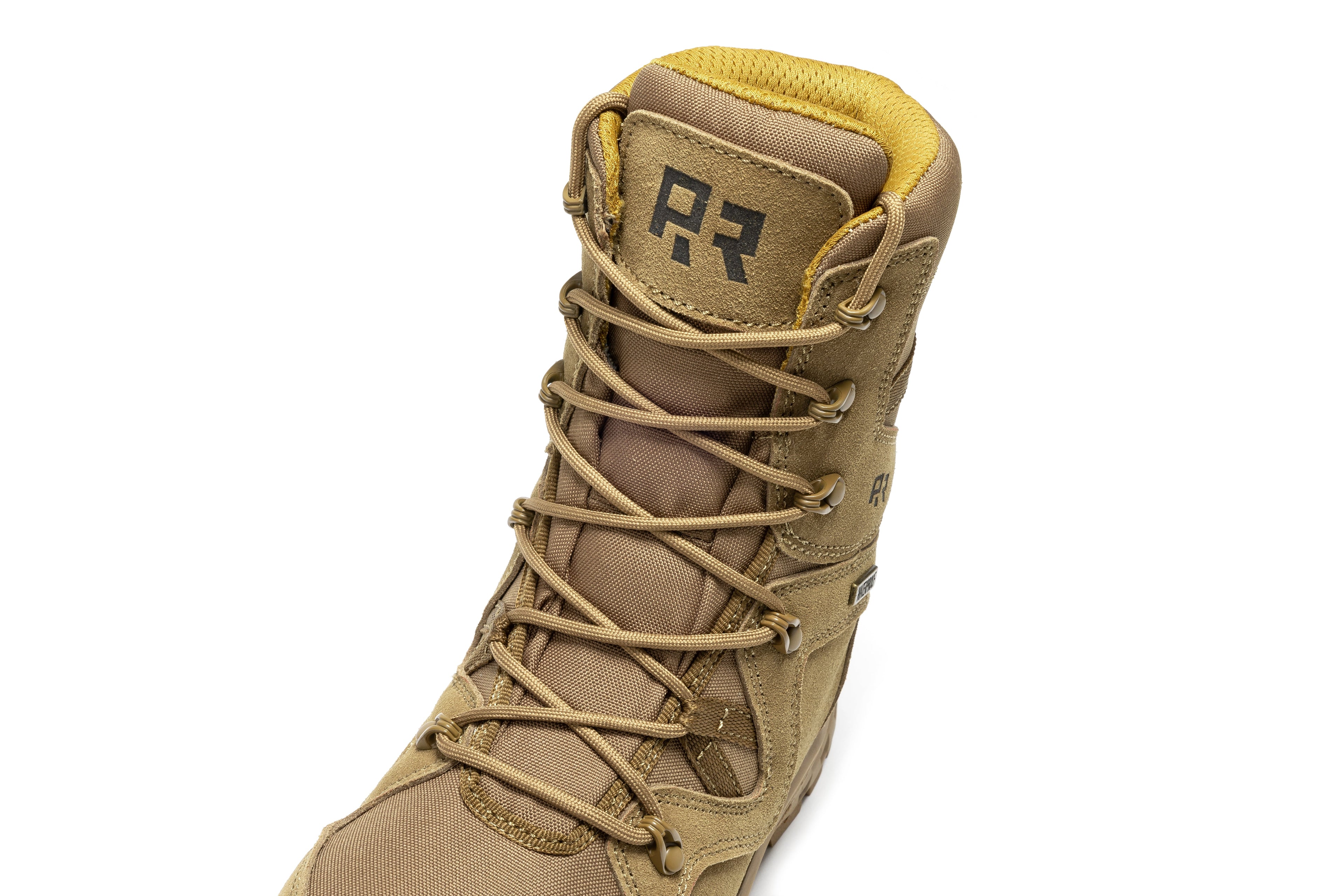 ROCKROOSTER Colmar Coyote 8 inch Suede Leather Waterproof Tactical & Military Boots AB520 - WonderingCloth