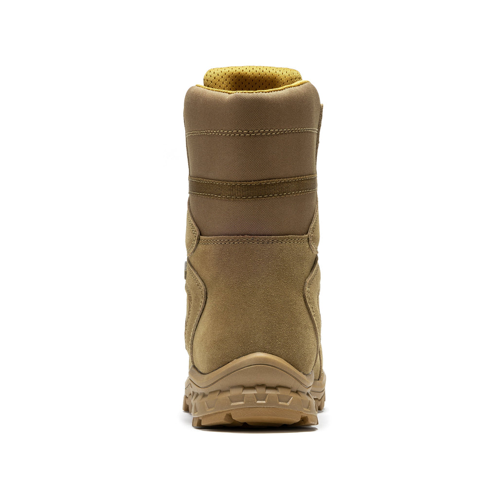 ROCKROOSTER Colmar Coyote 8 inch Suede Leather Waterproof Tactical & Military Boots AB520 - WonderingCloth