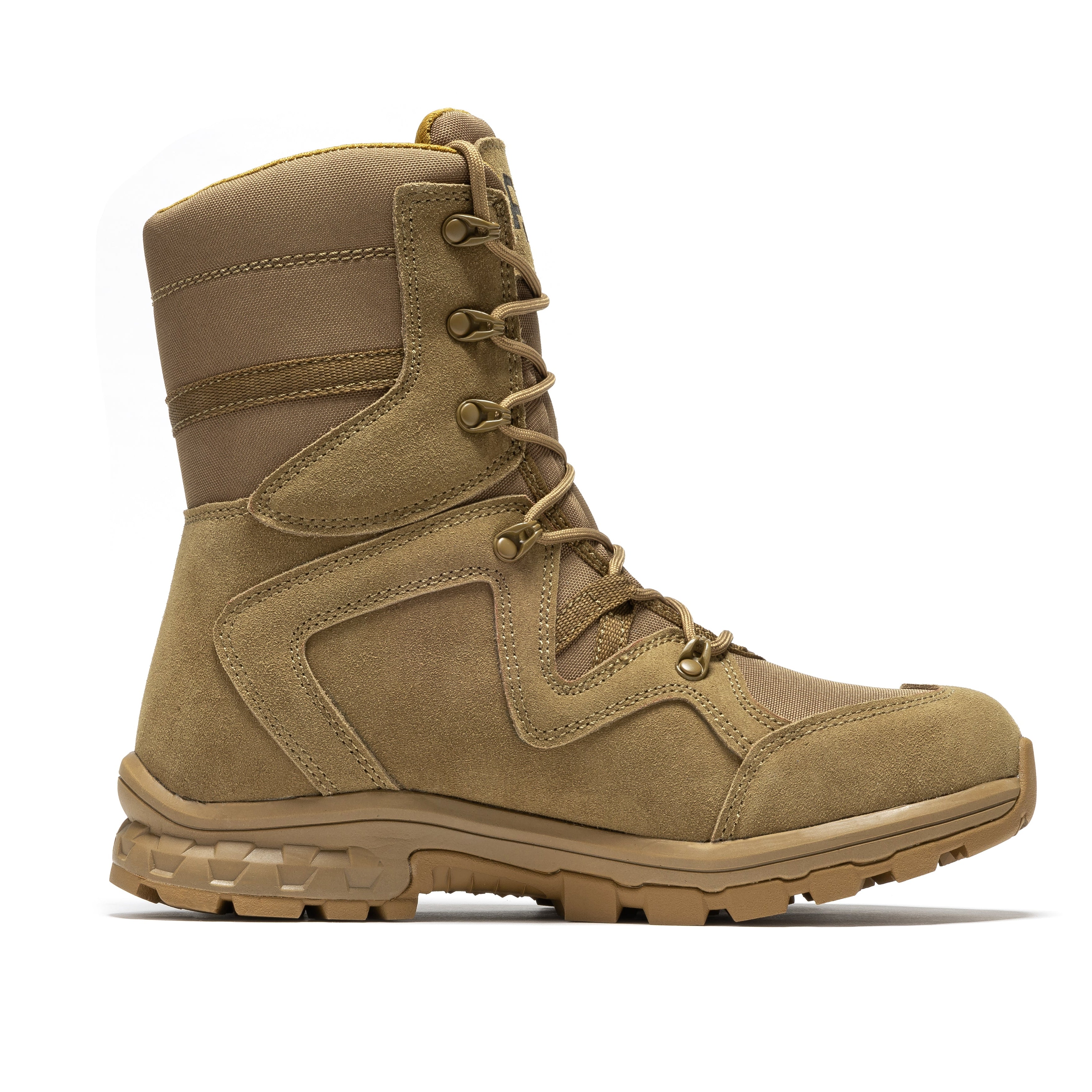 ROCKROOSTER Colmar Coyote 8 inch Suede Leather Waterproof Tactical & Military Boots AB520 - WonderingCloth