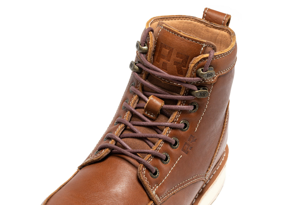 ROCKROOSTER Edgewood Men's 6 Inch Black Steel Toe Wedge Work Boots SAP610BK - WonderingCloth
