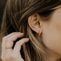 Brooklyn Twist Hoops - WonderingCloth