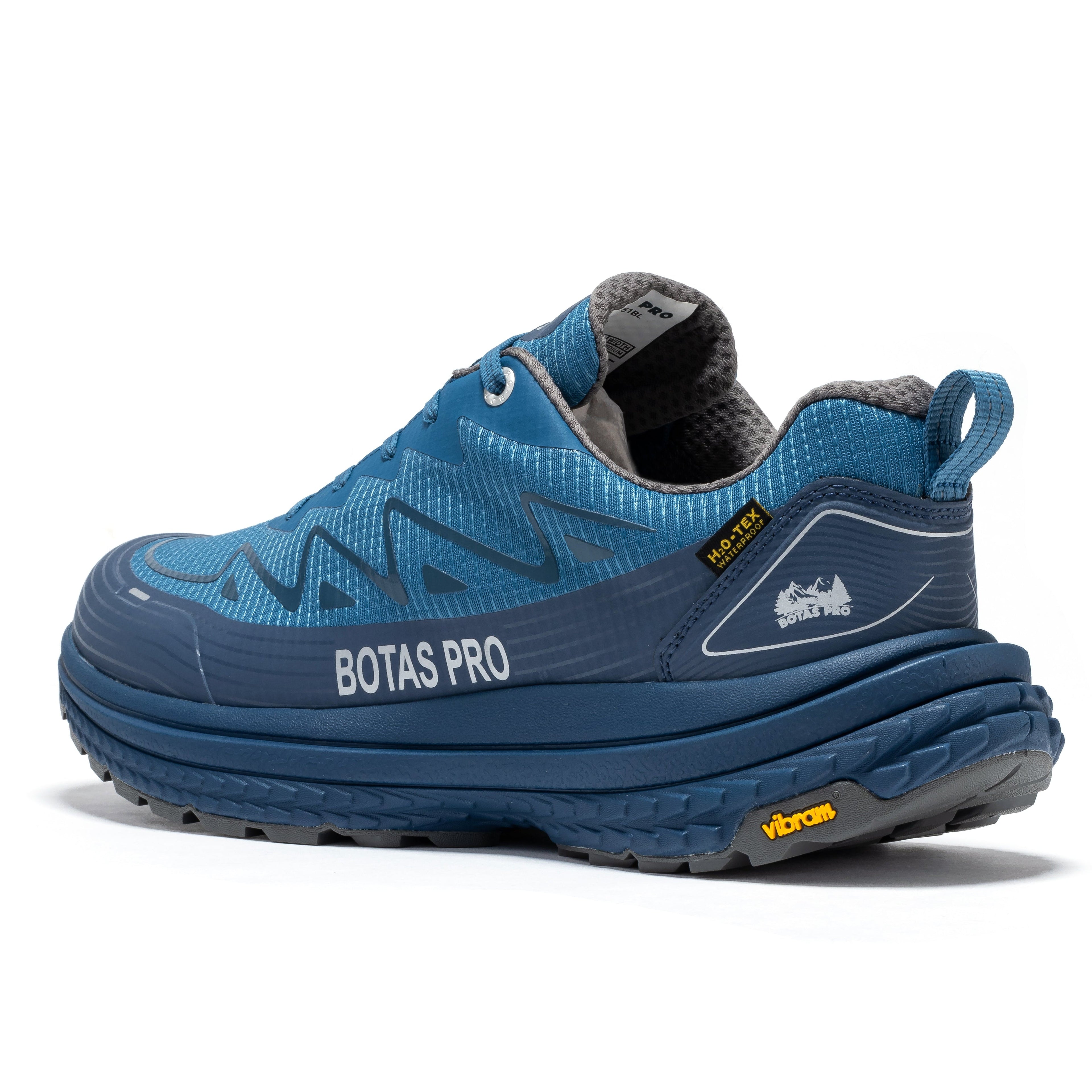 Botas Pro Blue 4 Inch Waterproof Outdoor Shoes BP251BL - WonderingCloth