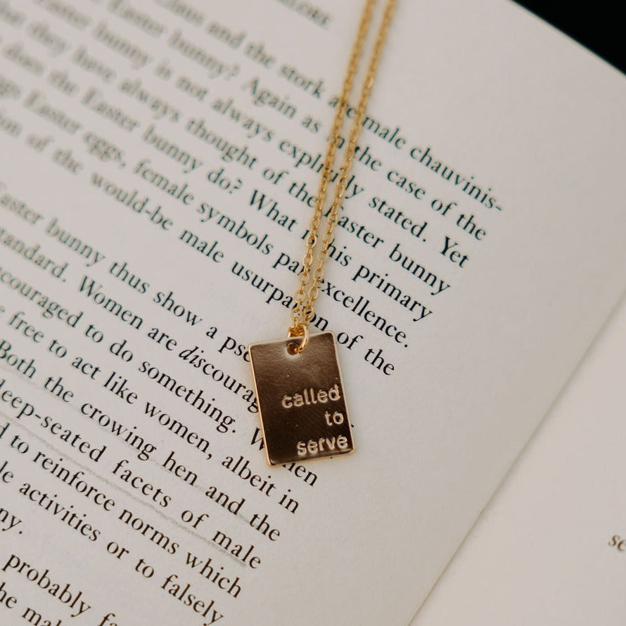 Called to Serve Necklace - WonderingCloth