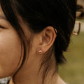 Sadie Double Band Hoops - WonderingCloth