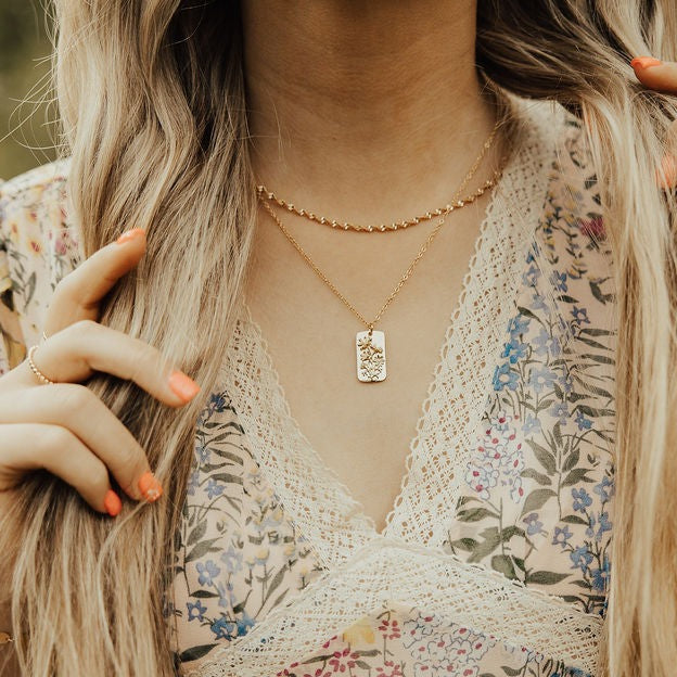 Amelia Gold Filled Twist Necklace - WonderingCloth
