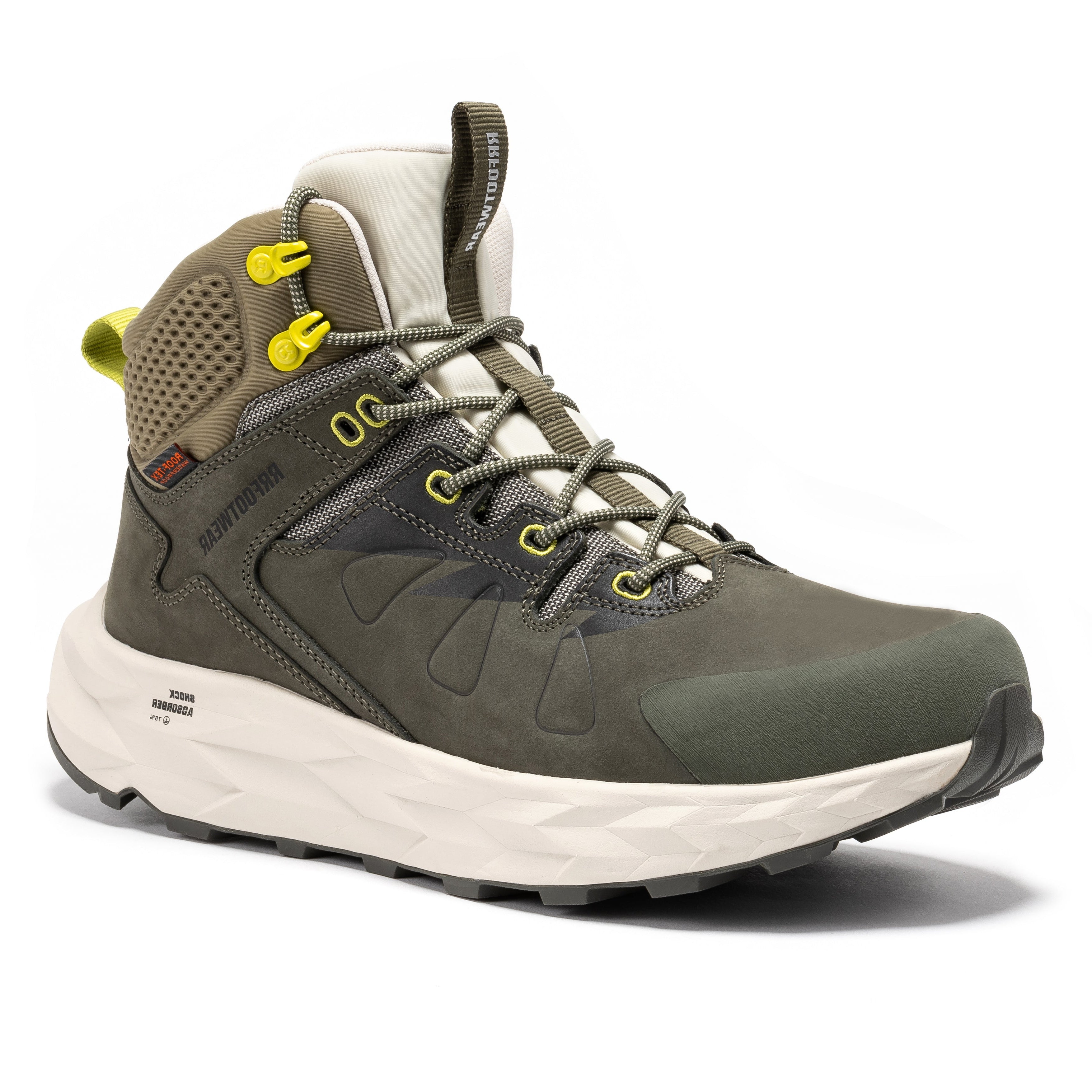 ROCKROOSTER Farmington Green 6 Inch Waterproof Hiking Boots with VIBRAM® Outsole  OC21033 - WonderingCloth