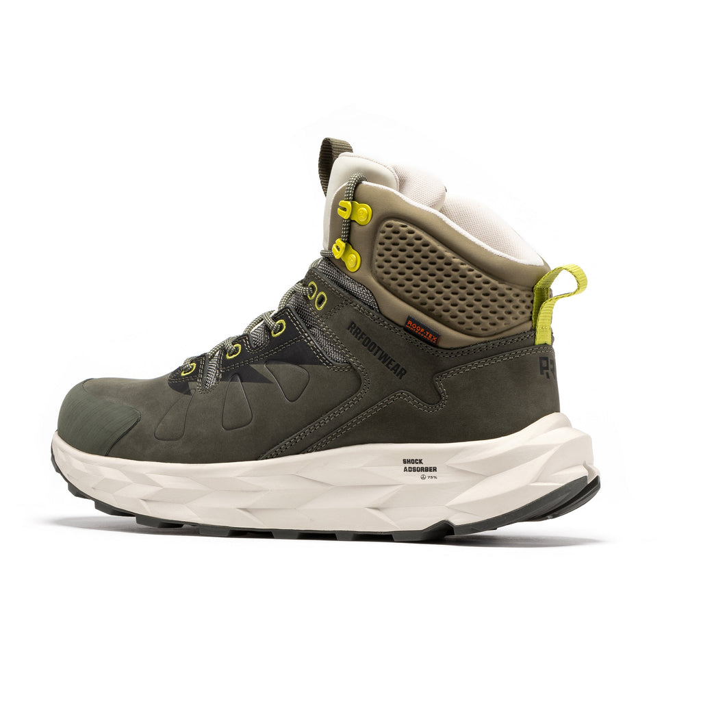 ROCKROOSTER Farmington Green 6 Inch Waterproof Hiking Boots with VIBRAM® Outsole  OC21033 - WonderingCloth