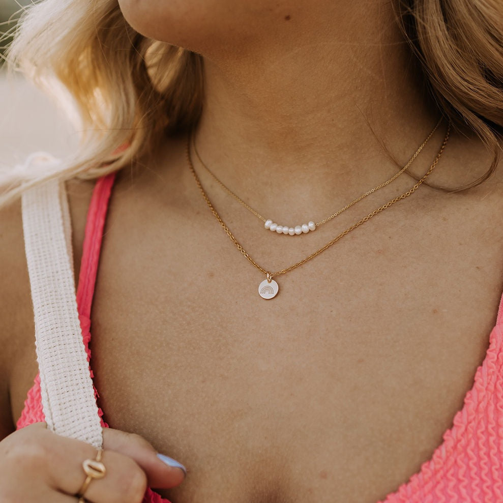 Oceanside Pearl Necklace - WonderingCloth