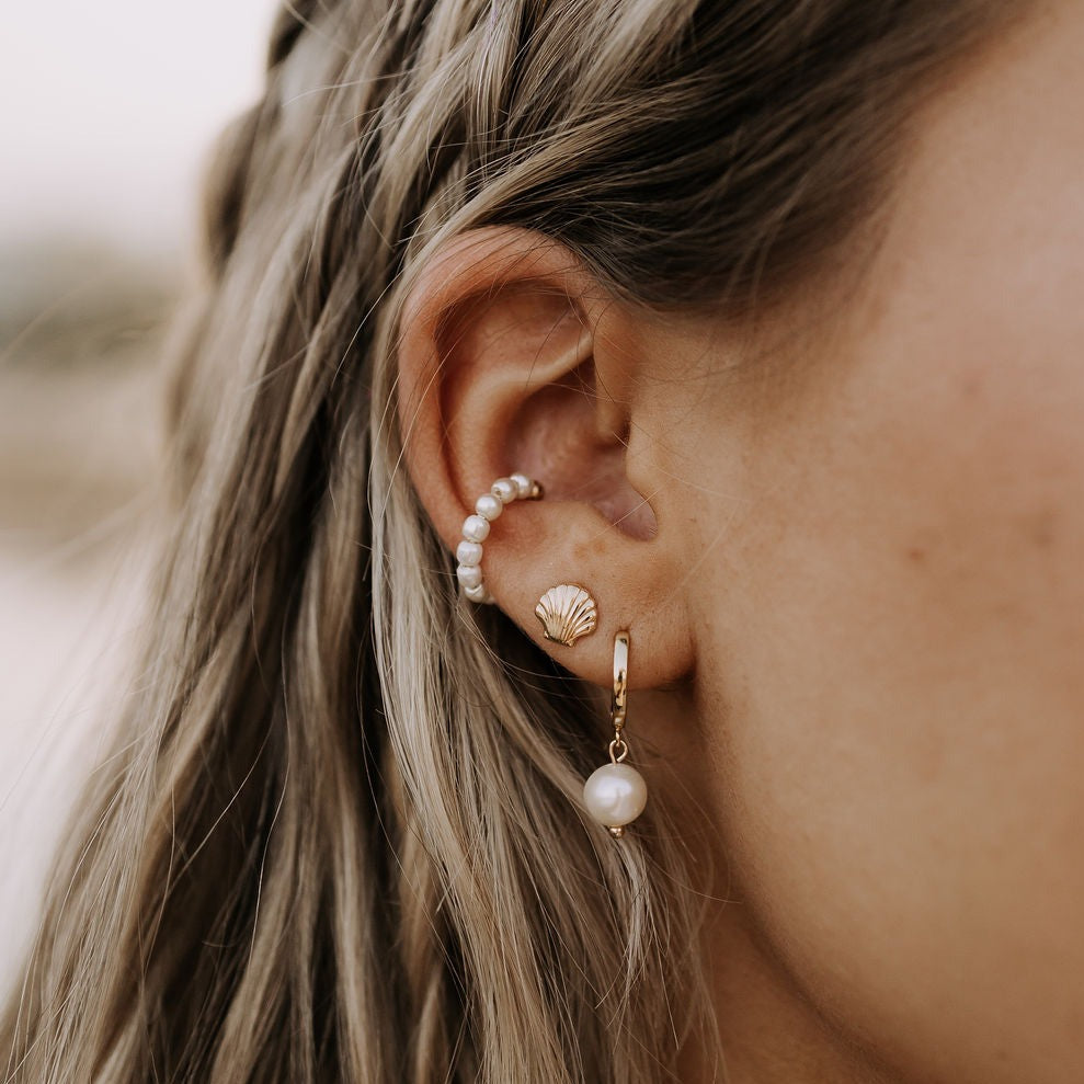 Bondi Pearl Earrings - WonderingCloth