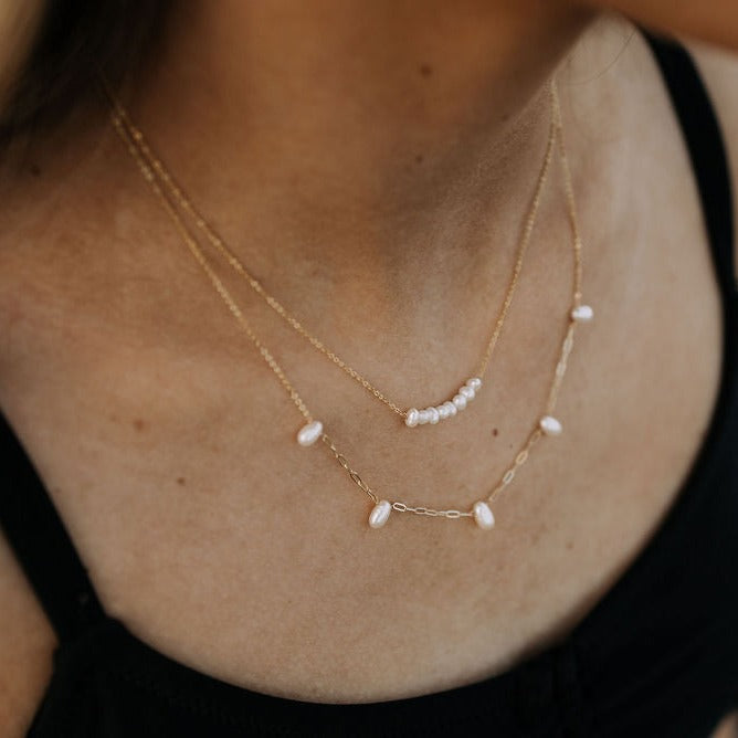 Adelaide Pearl Necklace - WonderingCloth