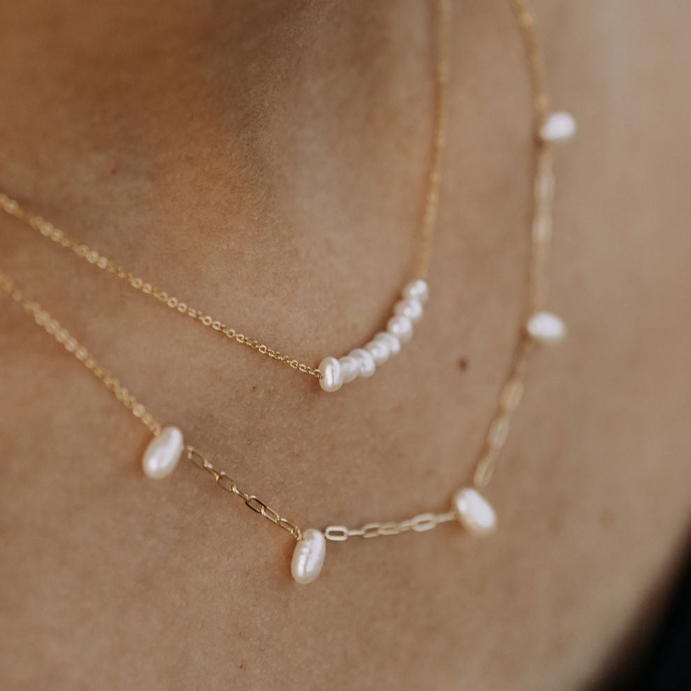 Adelaide Pearl Necklace - WonderingCloth
