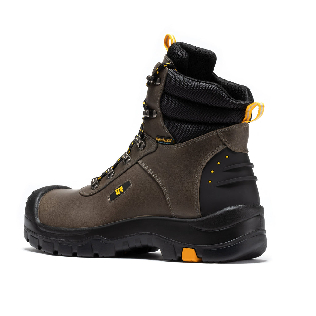 ROCKROOSTER Woodland Rust 6 inch Waterproof Composite Toe Leather Work Boots AK665 - WonderingCloth