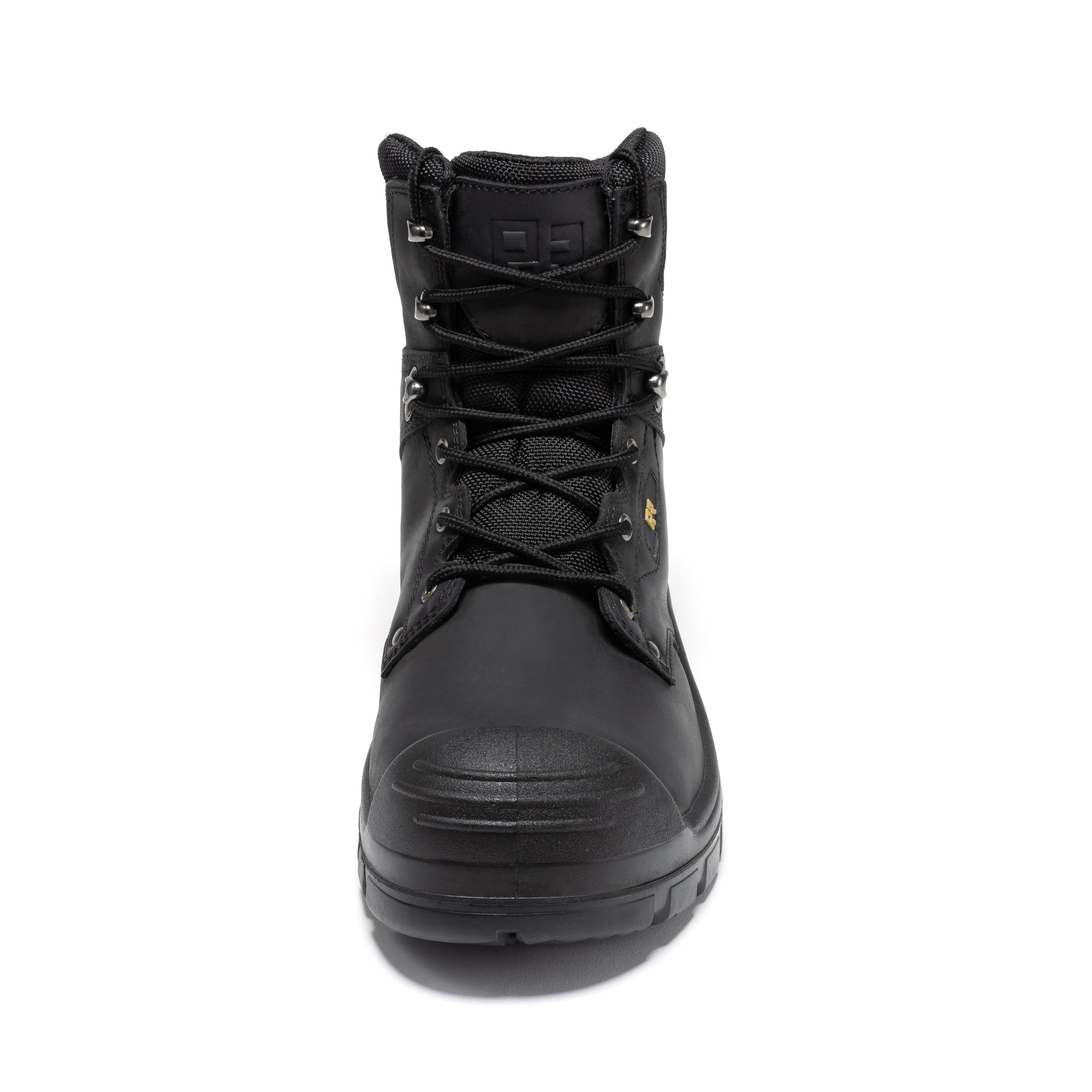 ROCKROOSTER Woodland Black 6 inch Waterproof Composite Toe Leather Work Boots AK662 - WonderingCloth
