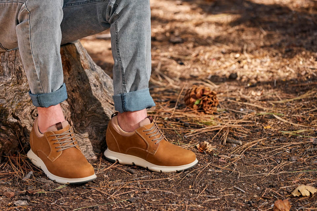 CALTO - J1200 - 3.3 Inches Taller (Tan Brown) - WonderingCloth