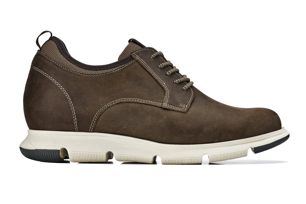 CALTO - J1201 - 3.3 Inches Taller (Coffee Brown) - WonderingCloth