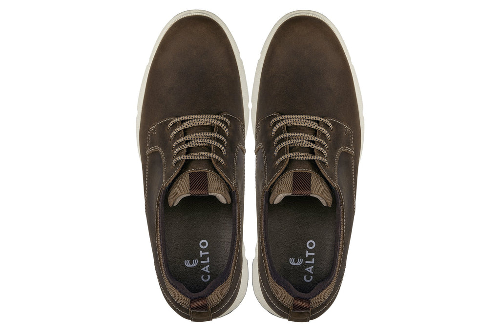 CALTO - J1201 - 3.3 Inches Taller (Coffee Brown) - WonderingCloth