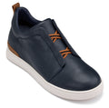 CALTO - J1934  - 2.6 Inches Taller (Navy) - Slip-On Snoafers - WonderingCloth