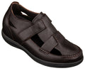 CALTO - K2662 - 3.2 Inches Taller (Dark Brown) - Casual Fisherman Sandal - WonderingCloth