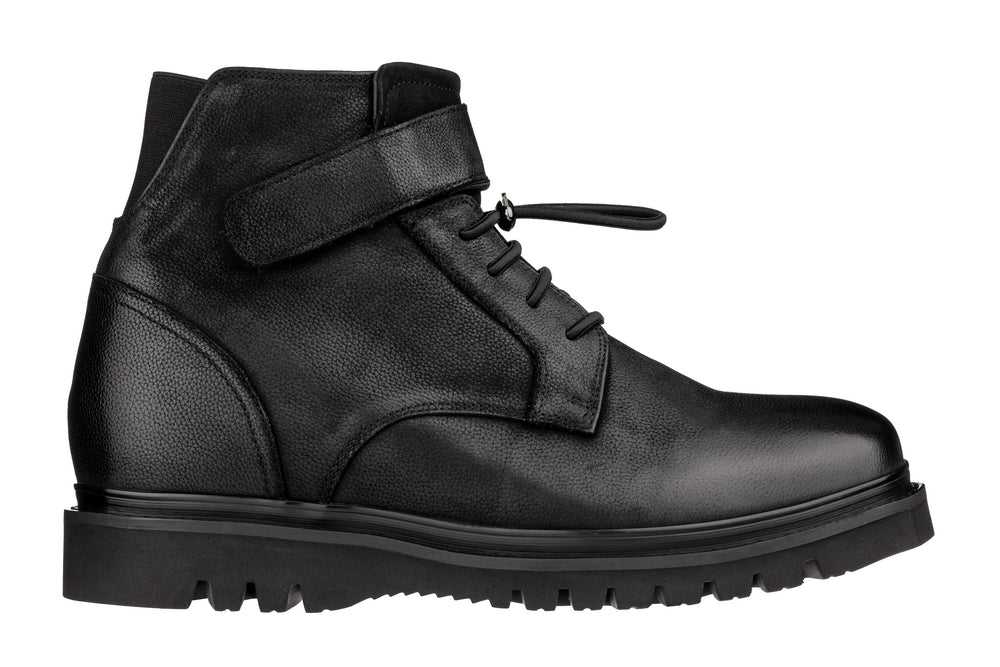 CALTO - K83114 - 3.2 Inches Taller (Black) - Casual Boots - WonderingCloth