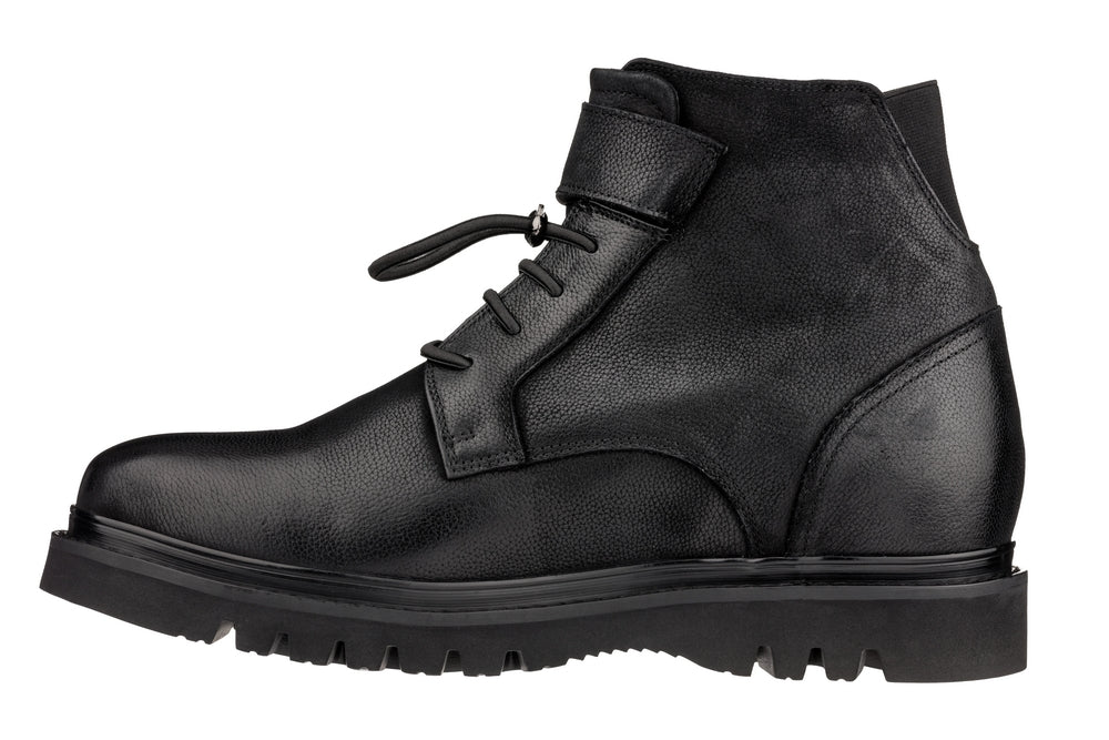 CALTO - K83114 - 3.2 Inches Taller (Black) - Casual Boots - WonderingCloth
