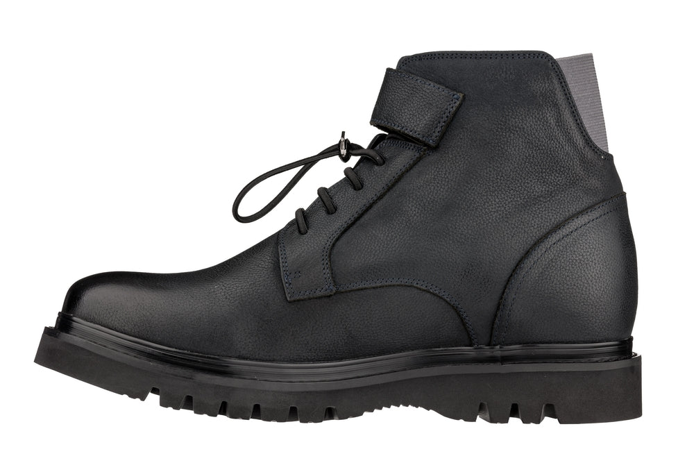 CALTO - K83116 - 3.2 Inches Taller (Dark Blue) - Casual Boots - WonderingCloth
