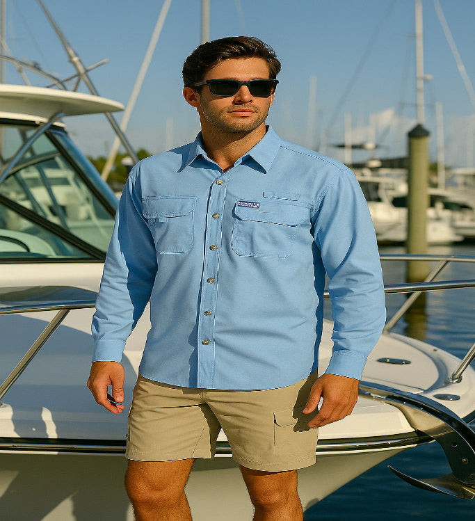Men's Seacliff 2.0 L/S UV Vented Fishing Shirt - WonderingCloth