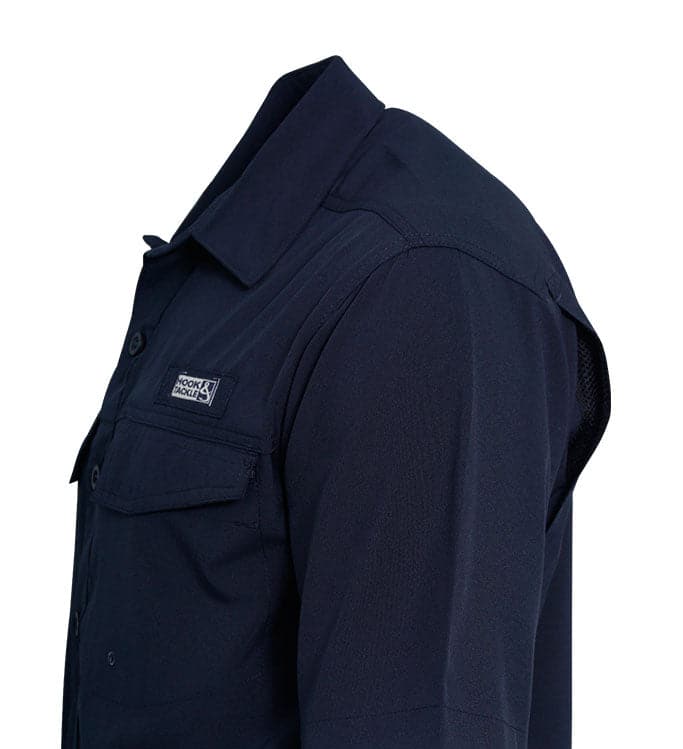 Men's Coastline S/S UV Vented Fishing Shirt - WonderingCloth