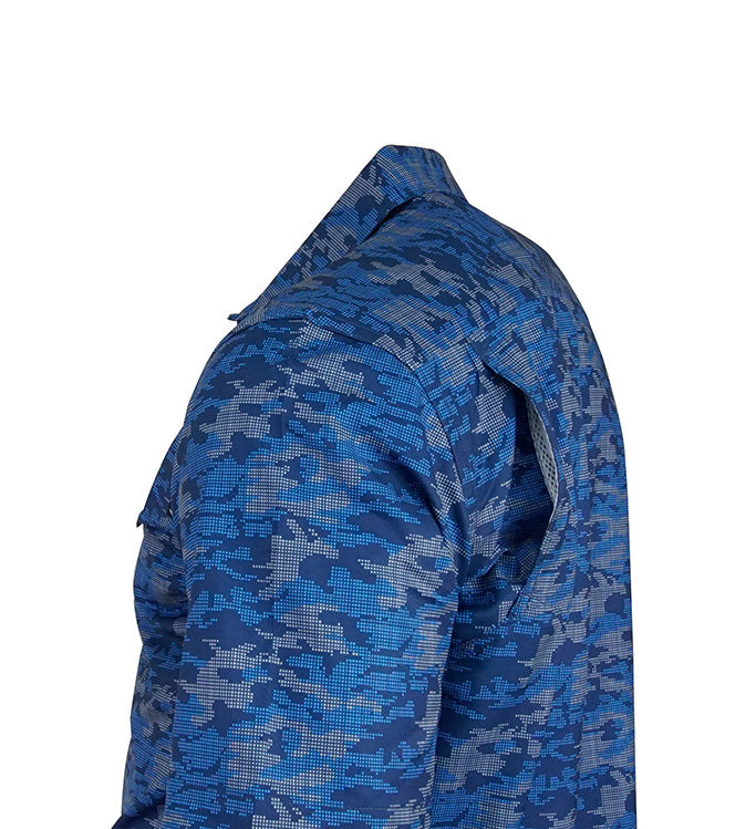 Men's Dot Camo UV Vented Fishing Shirt - WonderingCloth